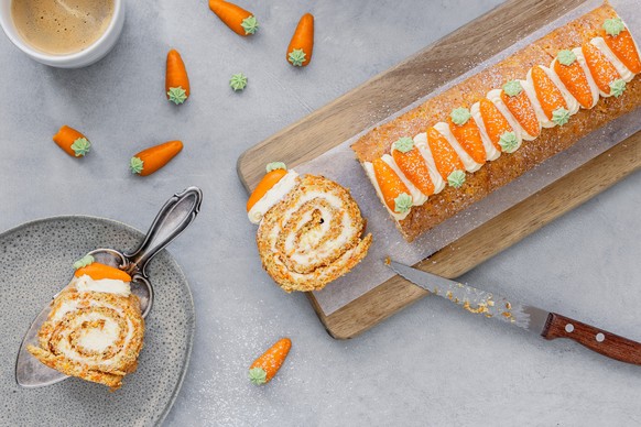 Ce n'est pas si difficile de faire des roulades, et un carrot cake roulé 🥕 encore moins