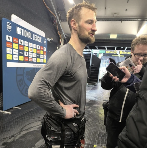 Scherwey est très sollicité après les matchs.