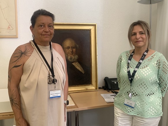 L'infirmière-cheffe Stéphanie Froidevaux (à gauche) et son adjointe Helena Ludwig.