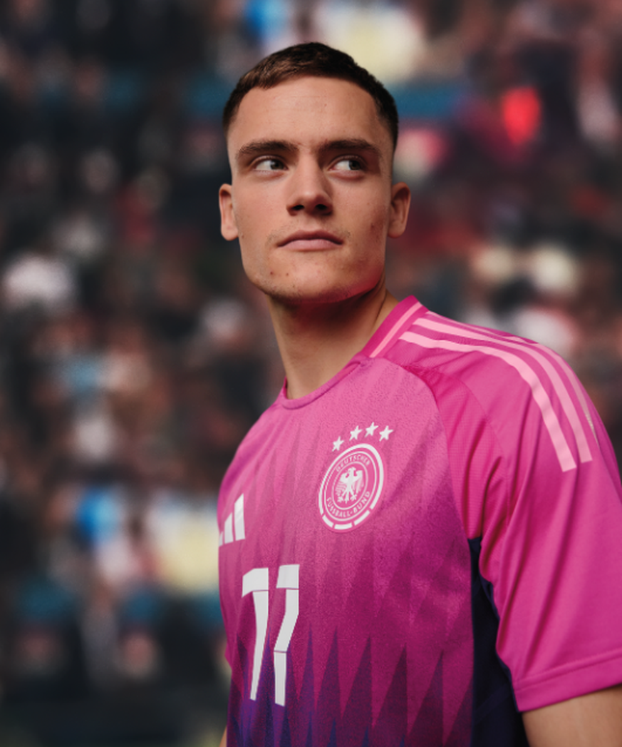 Le maillot extérieur de l'Allemagne pour l'Euro 2024.