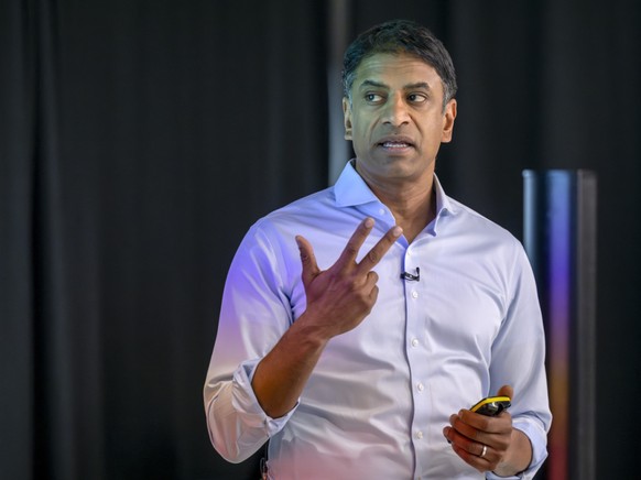Novartis, ici son patron Vasant Narasimhan, a vu son b