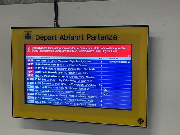 Deux perturbations majeures sur le rail romand