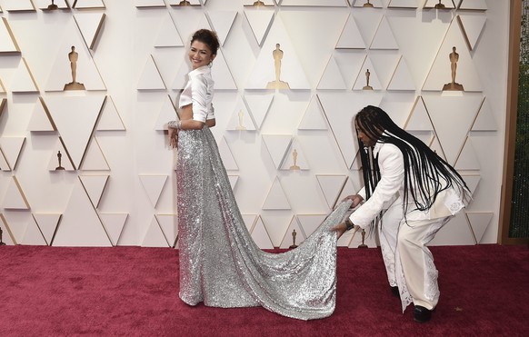 Zendaya arrives at the Oscars on Sunday, March 27, 2022, at the Dolby Theatre in Los Angeles. (Photo by Jordan Strauss/Invision/AP)
Zendaya