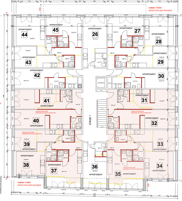 Travaux pour l'immeuble de la Rue de Genève 85 à Lausanne (VD).