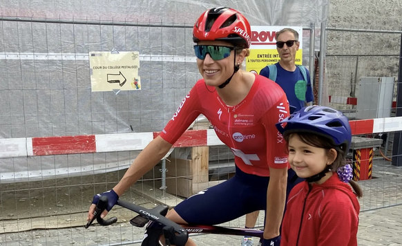 Marlen Reusser a été au centre de toutes les attentions au départ d'Yverdon.