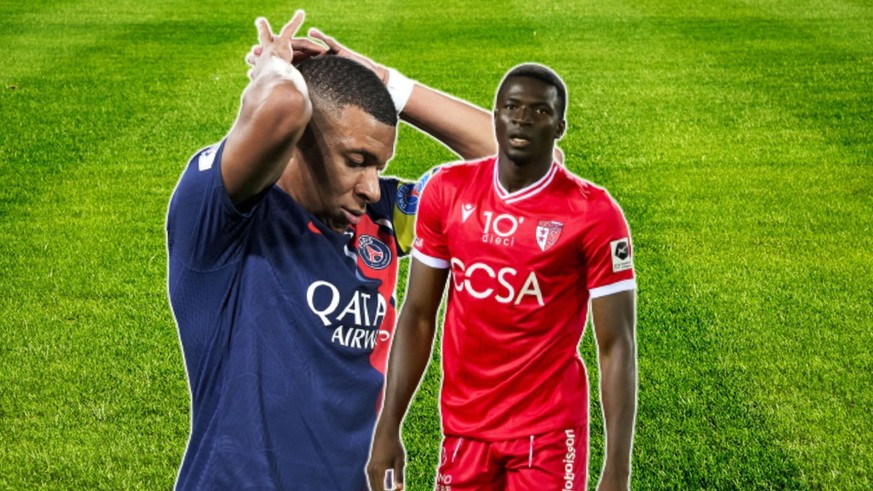 Kylian Mbappé (à gauche) et Abdel Zagré rencontrent le même souci sur leur terrain d'entraînement respectif à Paris et Sion.