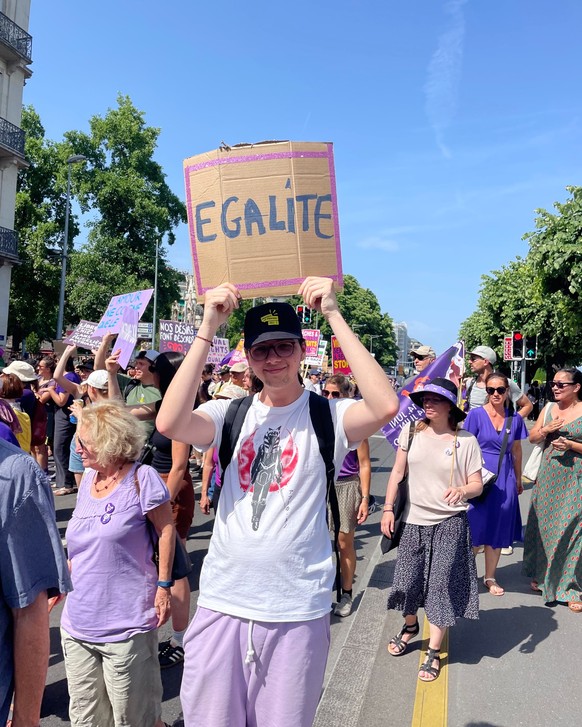 Grève féministe du 14 juin 2025 à Genève.