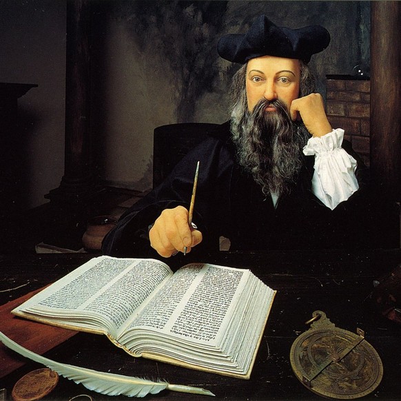 Surnommé le «prophète de malheur», Nostradamus doit sa vision sombre du monde à un joyeux mélange entre l’Ancien Testament et le traumatisme de la perte de sa femme et de ses jeunes enfants, morts de  ...