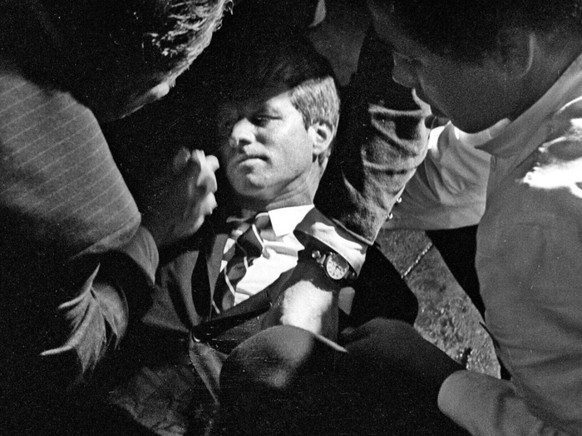 Robert Kennedy a �t� tu� en 1968 par Sirhan Sirhan, un Jordano-Palestinien qui purge � l&#039;�ge de 81 ans une peine de prison � perp�tuit� pour ce meurtre (archives).