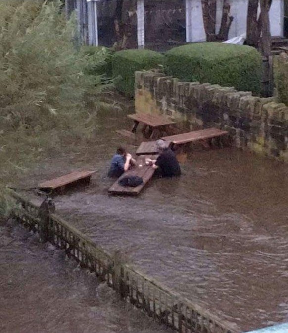 Hochwasser Flut Regen