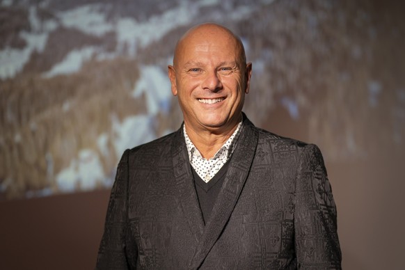 Der Tessiner Unternehmer Stefano Artioli aufgenommen am Donnerstag, 7. Dezember 2023, in San Bernardino. Die Gesellschaft San Bernardino Swiss Alps unter dem Tessiner Unternehmer Stefano Artioli will  ...
