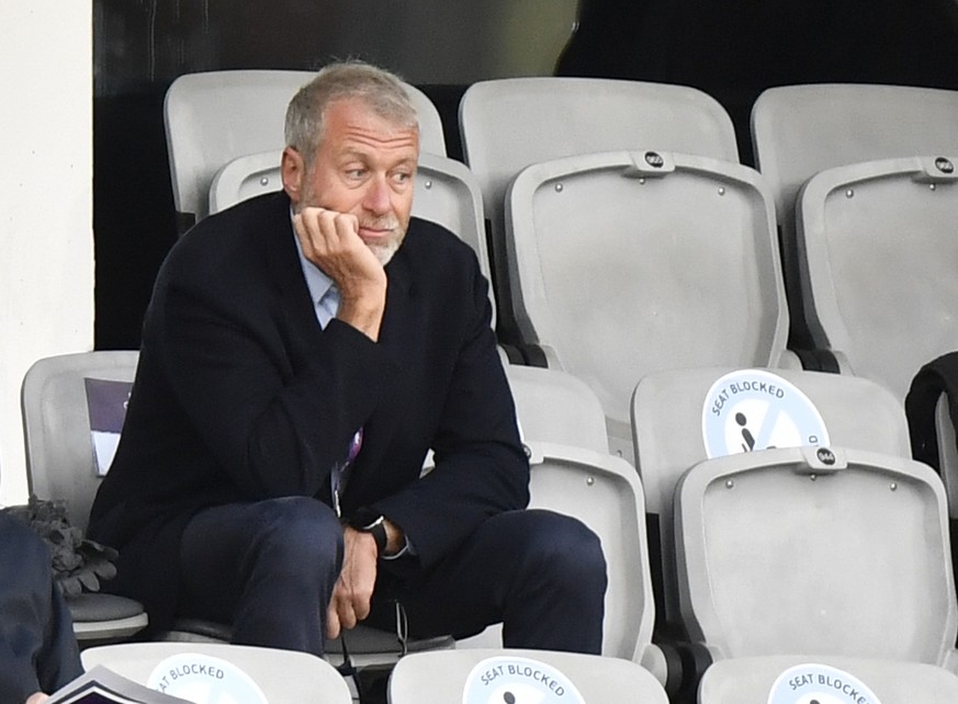 FILE - Chelsea soccer club owner Roman Abramovich attends the UEFA Women&#039;s Champions League final soccer match against FC Barcelona in Gothenburg, Sweden on May 16, 2021. Russia���s war on Ukrain ...