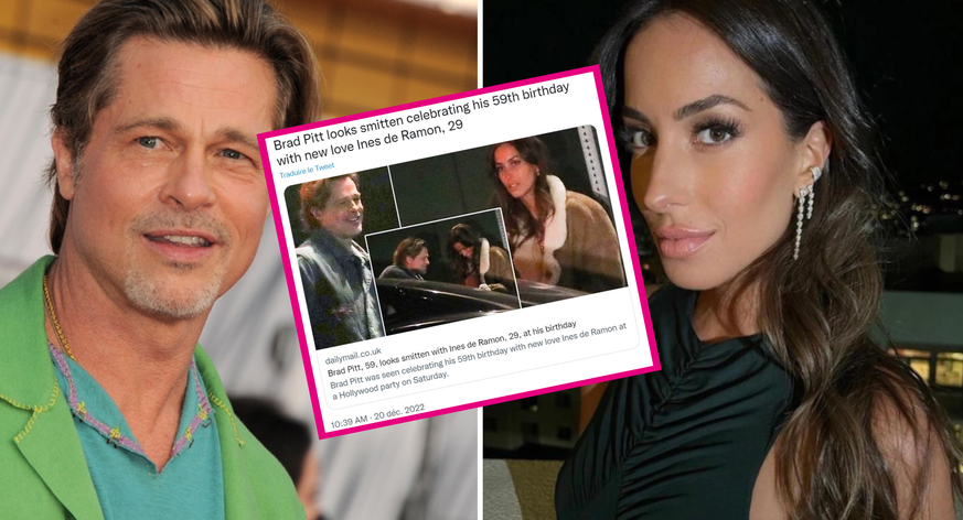 Brad Pitt a fêté ses 59 ans avec Inès de Ramon, sa petite amie genevoise