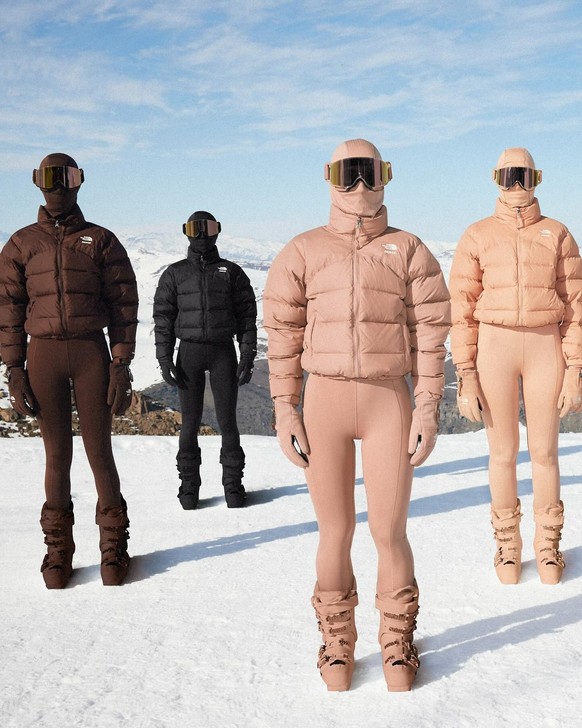 Voici la nouvelle collection Skims x The North Face
