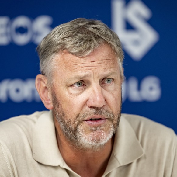 Stéphane Henchoz, directeur sportif du LS, réalise le premier transfert du club vaudois cet été.