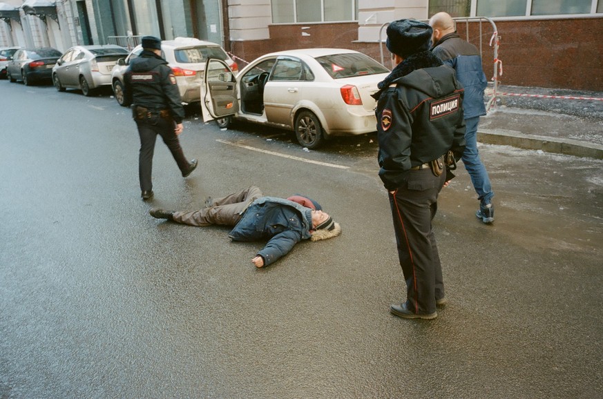 Scène de crime - Moscou, Russie