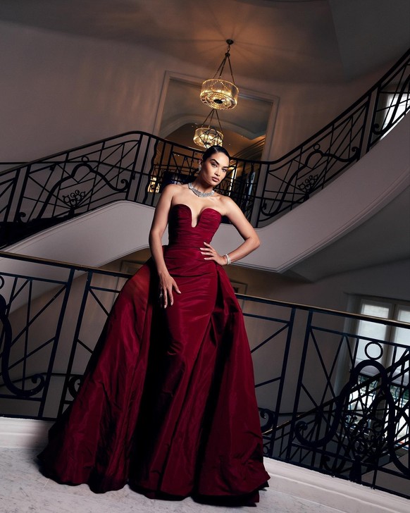 Shanina Shaik au festival de Cannes 2024