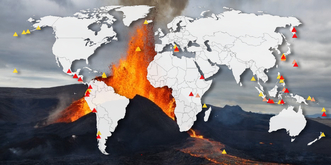 Ces volcans peuvent entrer en éruption à tout moment