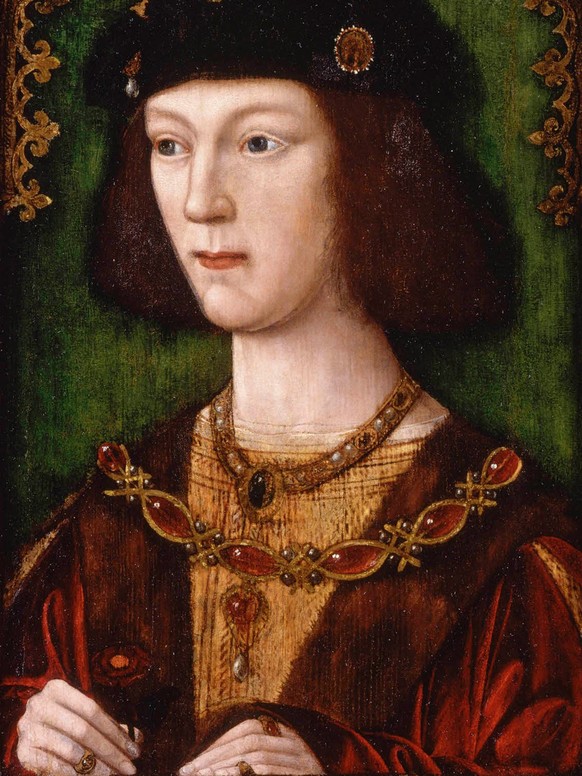 Henri VIII en 1509.
https://www.denverartmuseum.org/en/blog/uncovering-henrys-secrets