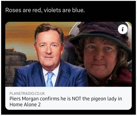 Lustiges Meme mit Piers Morgan