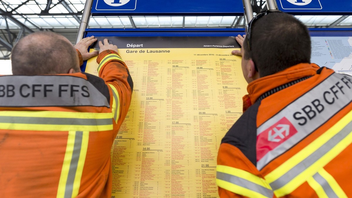 CFF l’histoire secrète des nouveaux horaires 2025