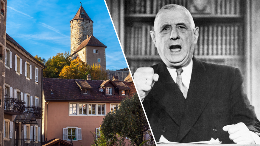 Les descendants du général de Gaulle en visite à Porrentruy.