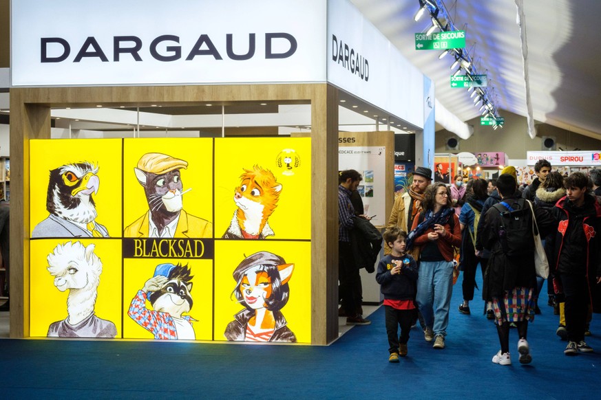 RECORD DATE NOT STATED 49th Angouleme International Comics Festival central-western France on 2022/03/17 49th Angouleme International Comics Festival central-western France on March 17, 2022: atmosphe ...