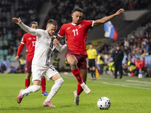 Dan Ndoye et les Suisses rentrent &quot;frustrés&quot; de Slovénie, mais excités à l&#039;idée de finir le travail à Genève.