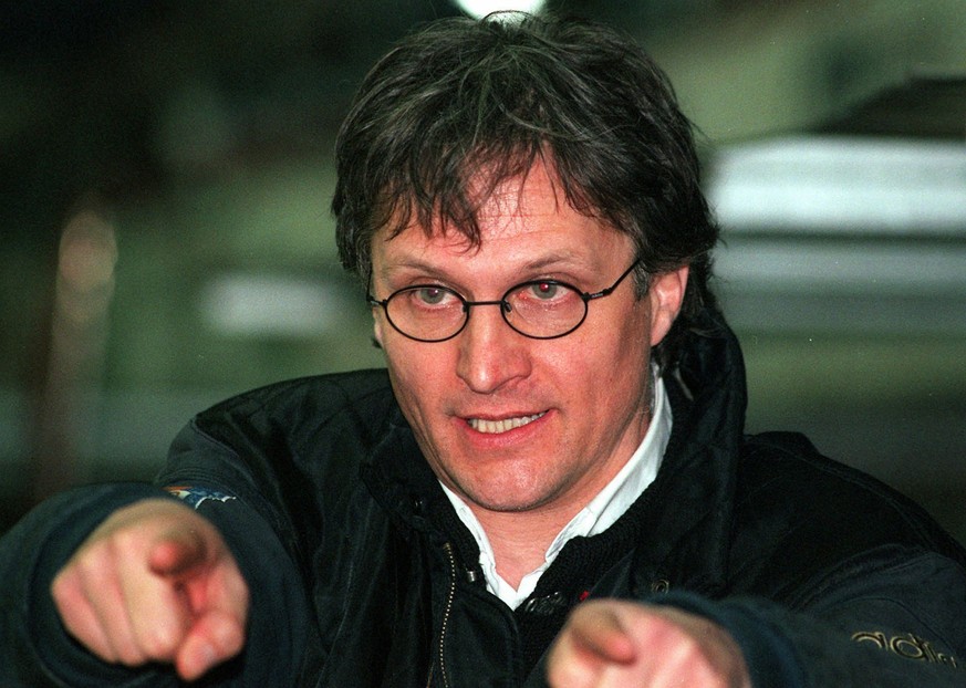 Portrait des HC Davos Trainers, Arno del Curto, aufgenommen am 9. Maerz 1997. (KEYSTONE/Arno Balzarini)