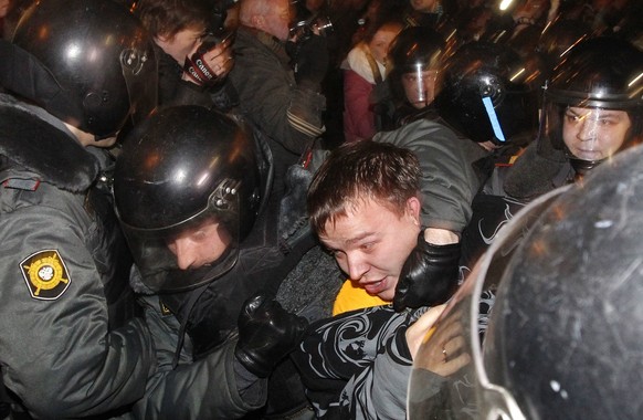 La réponse policière musclée pendant des manifestations en 2011.