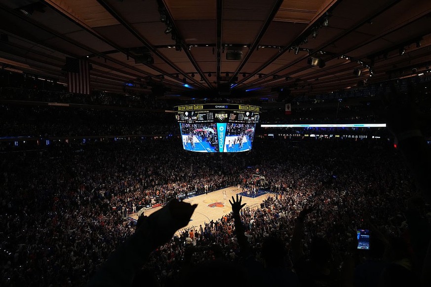 Basketball: NBA Finals: A general overall view of the arena during the New York Knicks vs San Antonio Spurs game at Madison Square Garden. Game 4. 
New York, NY 6/10/2026
CREDIT: Erick W. Rasco (Photo ...