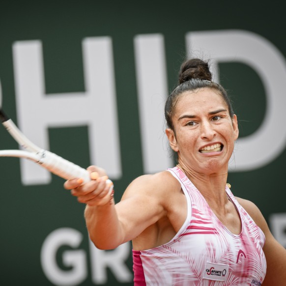 Susan Bandecchi a remporté son premier match en Grand Chelem lundi à Paris.