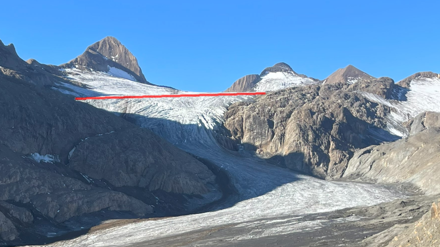 Griessgletscher Falllinie