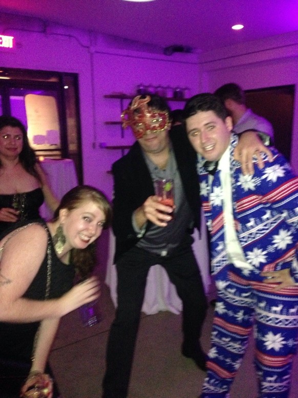 Lustige Weihnachtsparty mit der Firma