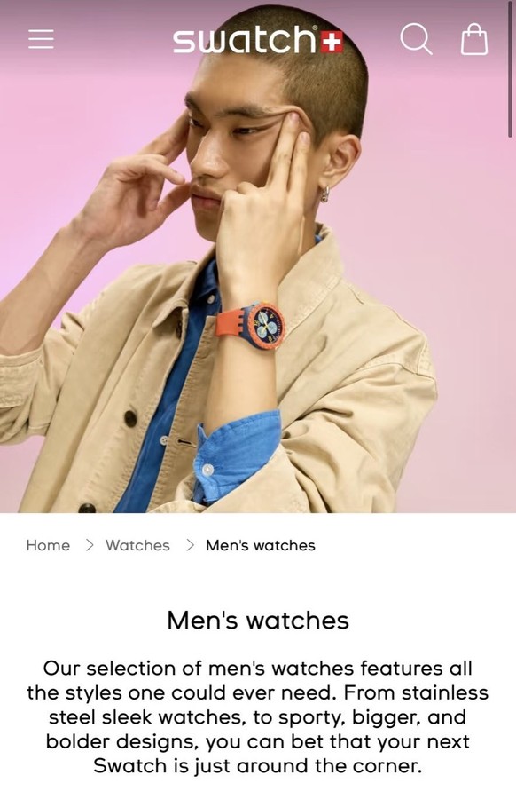 Swatch accusée de racisme à cause d&#039;une publicité.