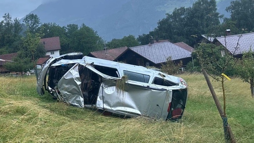 Chute mortelle en auto depuis une aire panoramique près d&#039;Obstalden le 27 juin 2025.
