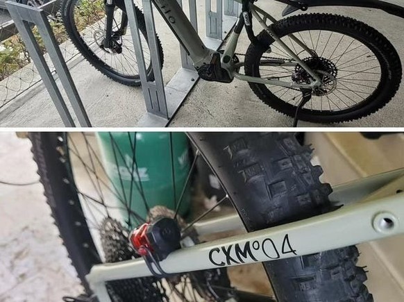 Le Velo, qui a été signalé volé dans un groupe Facebook Soleure.