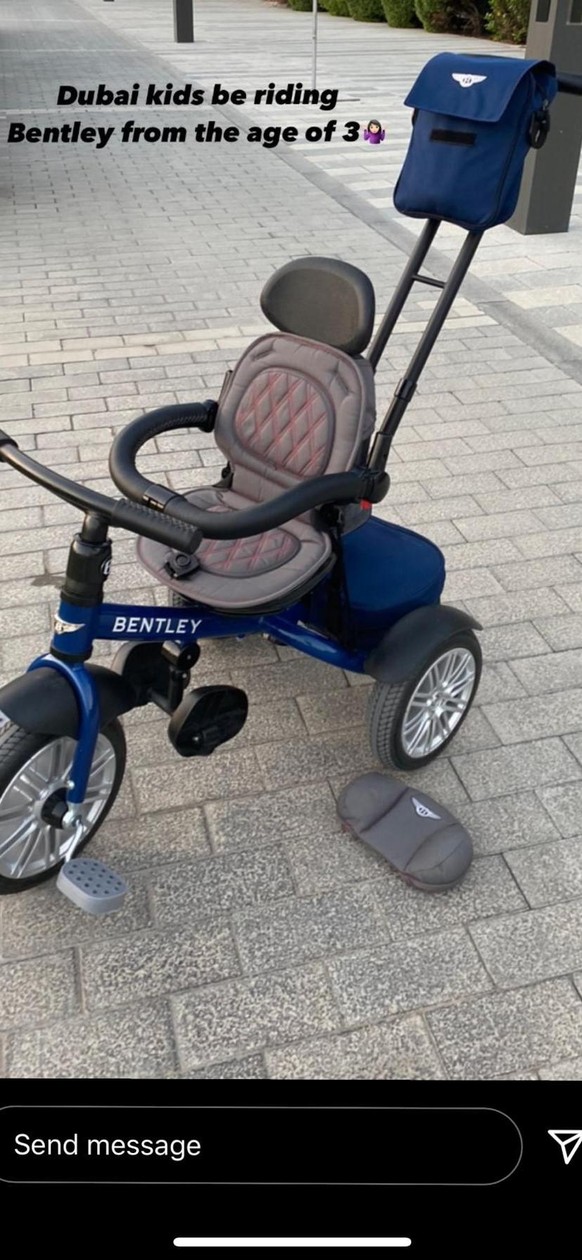 Bentley pour enfant dubaï