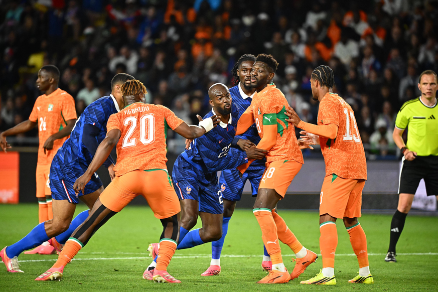 La Côte d'Ivoire a battu la France 2-1 à Nantes quelques jours avant le début de la Coupe du monde le 4 juin 2026.