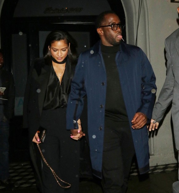 LOS ANGELES, CA - MARCH 22: Sean Combs and Cassie Ventura are seen on March 22, 2018 in Los Angeles, California. (Photo by Hollywood To You/Star Max/GC Images)