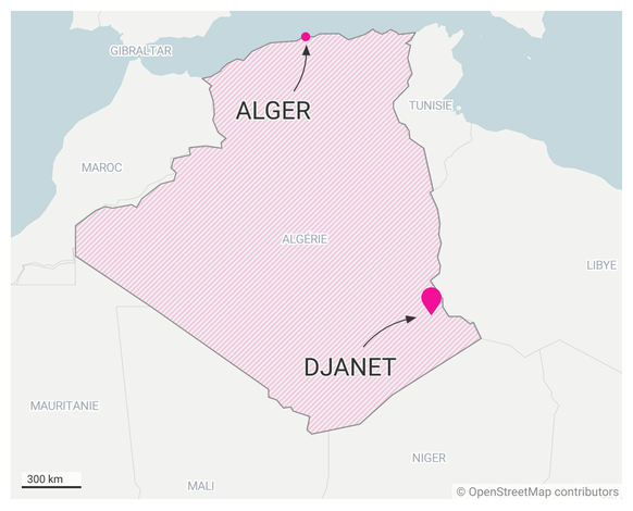 Djanet en Algérie.