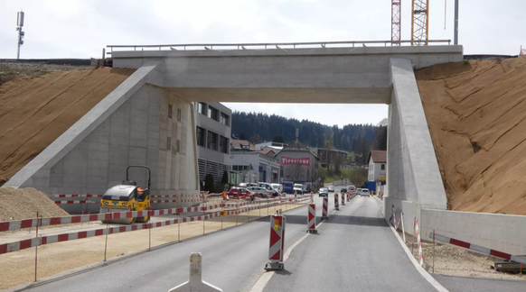 Pont définitif des Petites-Crosettes à La Chaux-de-Fonds