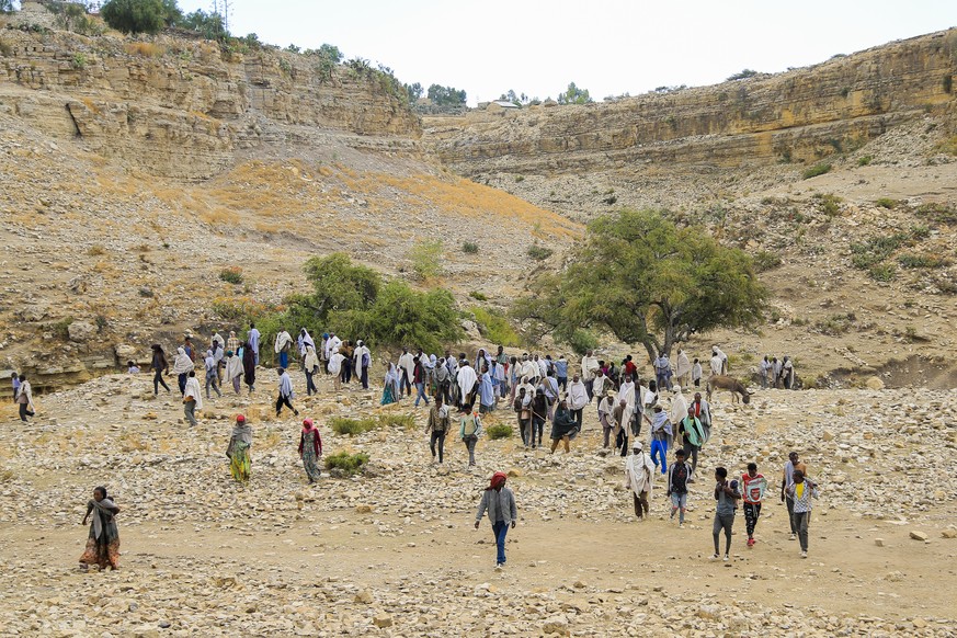 Des habitants de la région du Tigré en Ethiopie.
