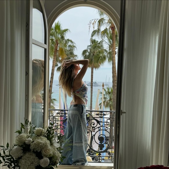 Heidi Klum invitée de L&#039;Oréal Paris au festival de Cannes 2024.