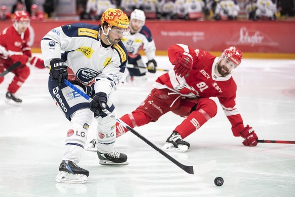 Inti Pestoni, top scorer d'Ambri, a marqué vendredi lors de la victoire tessinoise à Lausanne.