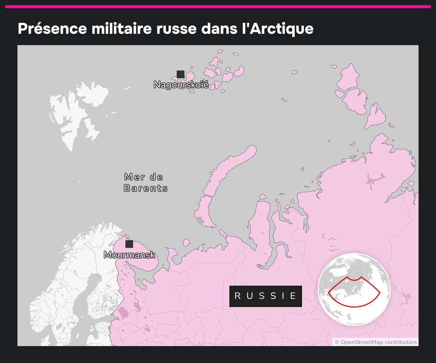 Présence militaire russe dans l'Arctique.