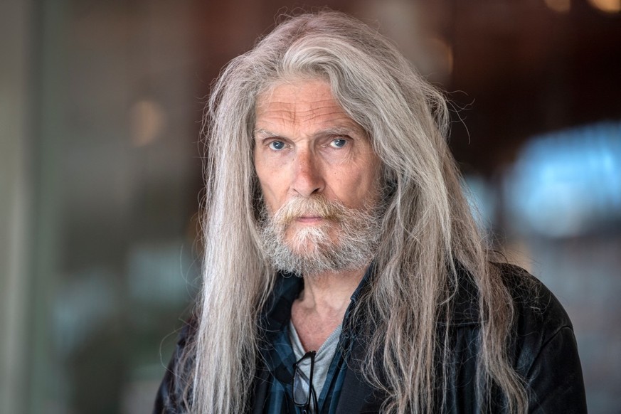 Picture taken on August 23, 2021 shows Swedish actor Bj