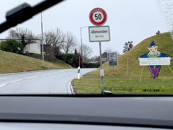Watson est allé à Baar et Allenwinden, la commune et localité d&#039;origine du candidat au Conseil fédéral, Martin Pfister.