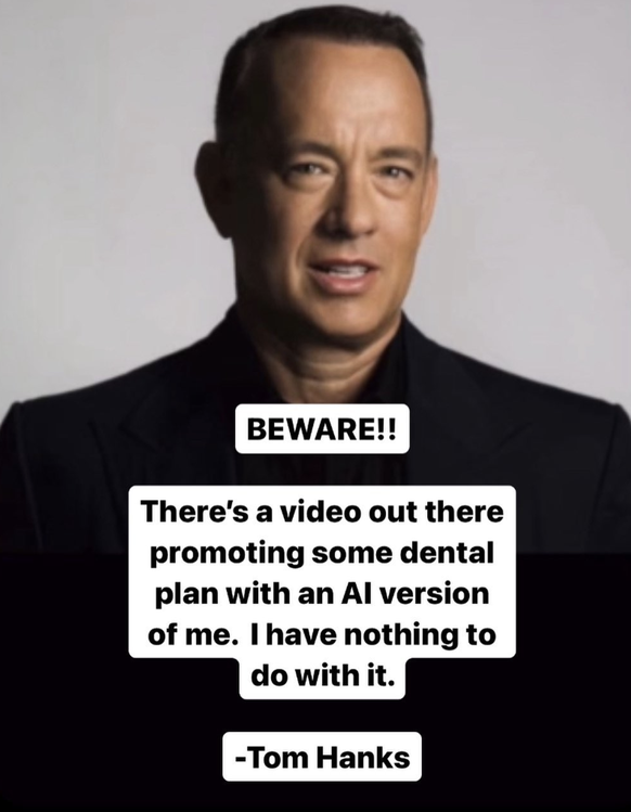 Tom Hanks sur Instagram