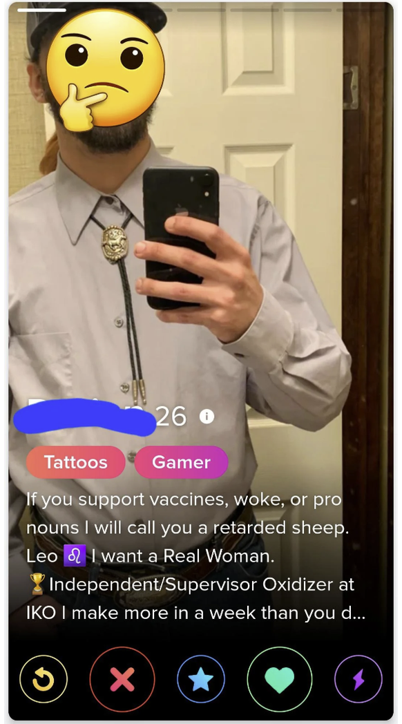 Red Flags auf Tinder